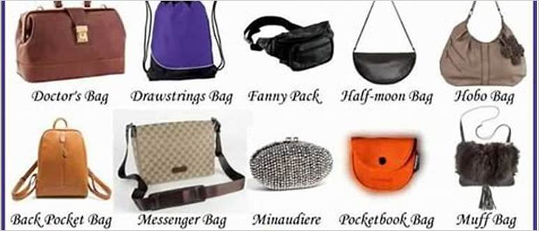 Types of bag styles